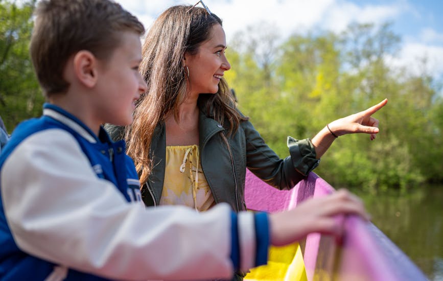 BeWILDerboat rides at BeWILDerwood Norfolk