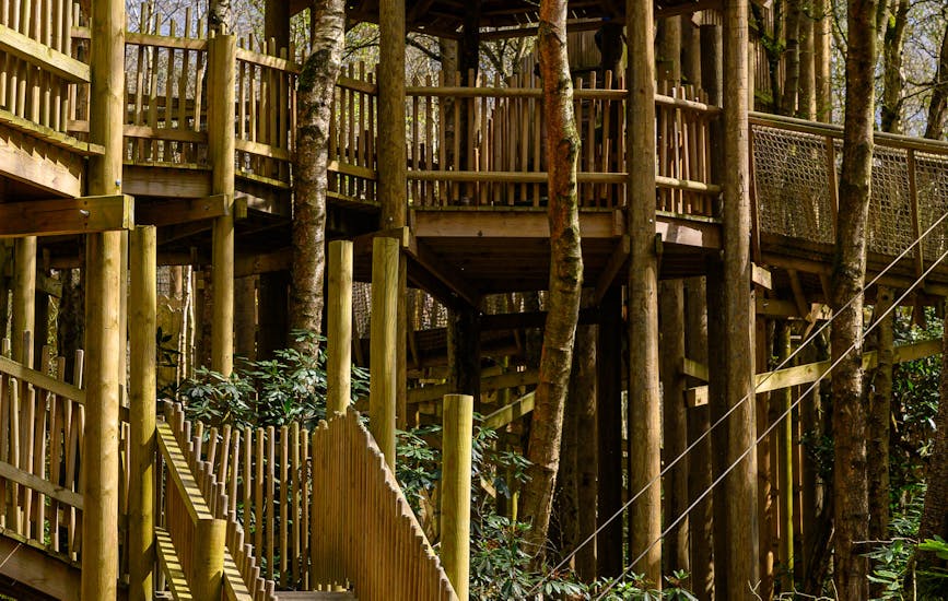 The Broken Bridge in BeWILDerwood Cheshire